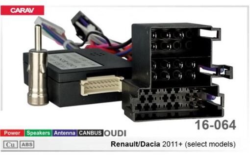 Переходник для магнитол 9&quot;, 10.1&quot; Carav 16-064 Dacia, Renaul