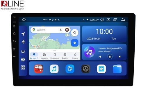 Мультимедійний центр Qline CAMR-10232 Android 12 2/32 10'' УЦІНКА