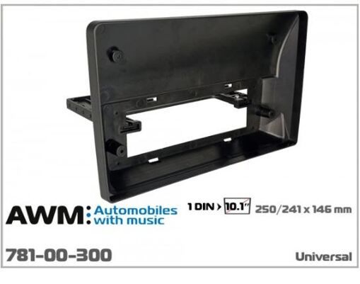 Рамка перехідна AWM 781-00-300 з 1 DIN на 10.1&quot; універсальна