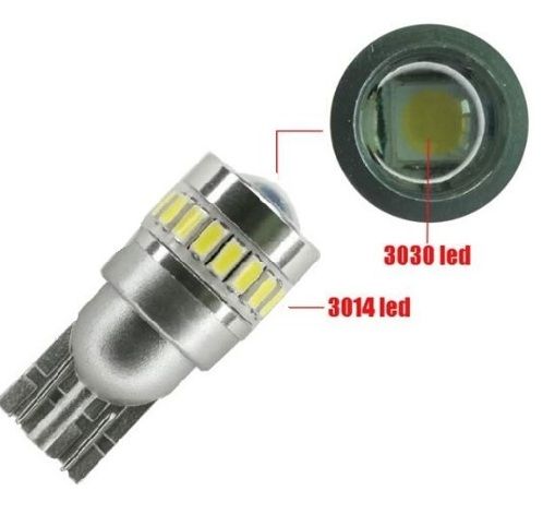 Габарит LED IDIAL 495 T10 12V 6000K LED 3030 chips Canbus (2 шт.)