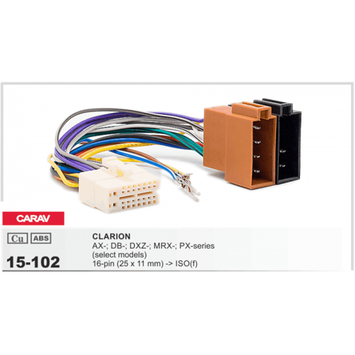 Роз'єм для магнітоли Clarion Carav 15-102