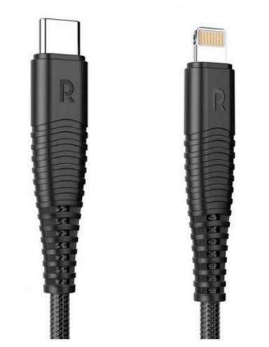 Кабель для зарядки RAVPower Type-C To Lightning 3.3FT/1M Cable - Black