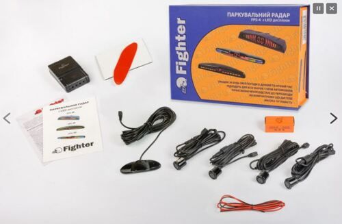 Парктроник Fighter FPS-4D Black