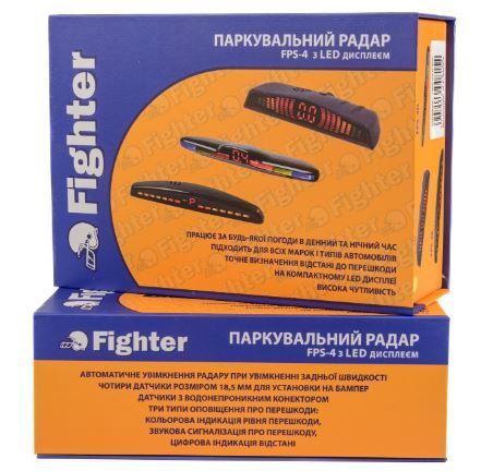 Парктроник Fighter FPS-4D White