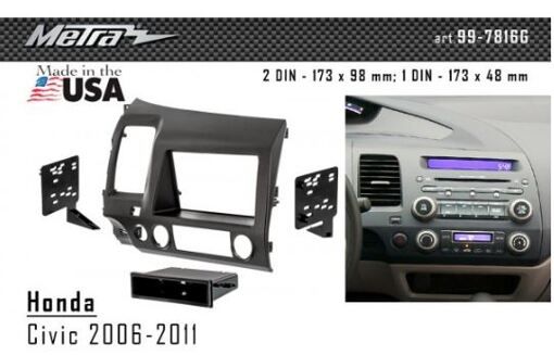 Рамка переходная Metra 99-7816G Honda Civic 2006-2011