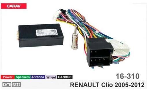 Переходник для магнитол 9&quot;, 10.1&quot; Carav 16-310 Renault Clio