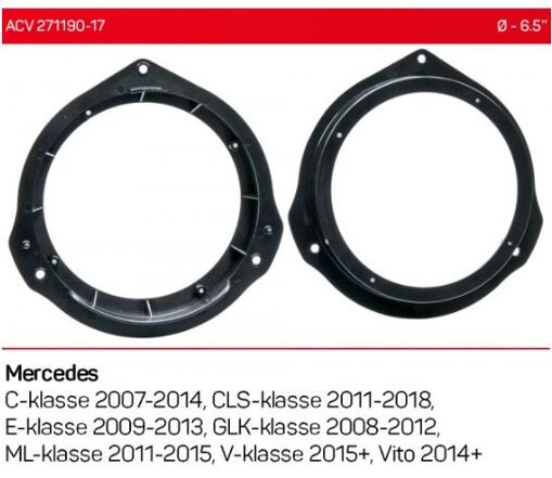 Проставки під динаміки ACV 271190-17 Mercedes