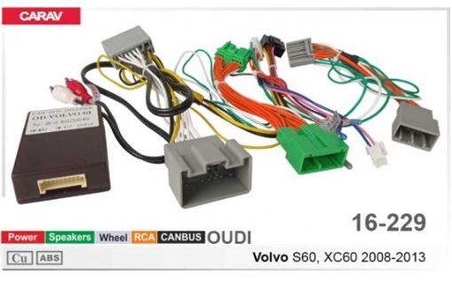 Переходник для магнитол 9&quot;, 10.1&quot; Carav 16-229 Volvo S60, XC60