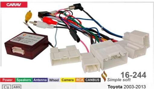 Перехідник для магнітол 9&quot;, 10.1&quot; Carav 16-244 Toyota