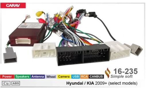 Перехідник для магнітол 9&quot;, 10.1&quot; Carav 16-235 KIA, Hyundai