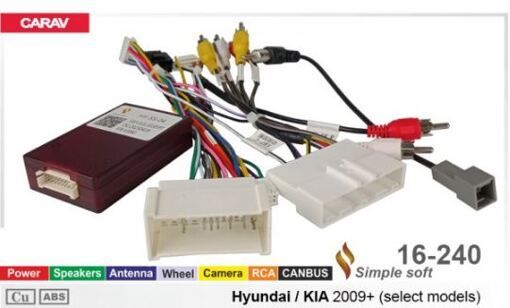 Перехідник для магнітол 9&quot;, 10.1&quot; Carav 16-240 Hyundai, KIA
