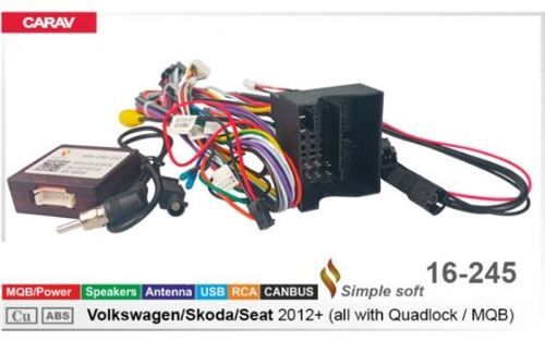 Переходник для магнитол 9&quot;, 10.1&quot; Carav 16-245 Audi, Volkswagen, Skoda, Seat, MAN
