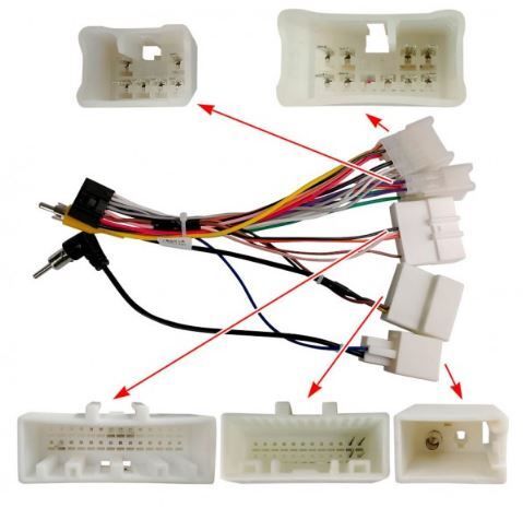 Переходник для магнитол 9", 10.1" AWM 170-052 Toyota