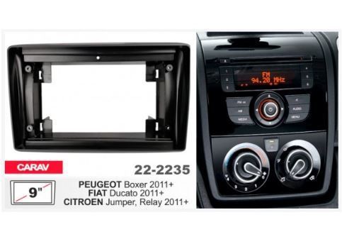 Рамка перехідна Carav 22-2235 Citroen Jumper, Peugeot Boxer, Fiat Ducato