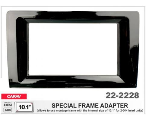 Рамка перехідна Carav 22-2228 універсальна 10,1" на 2-DIN