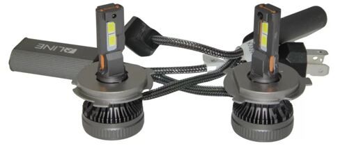 Лампы светодиодные QLine DualVision 65W H7 24V 6000K (2шт.)