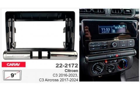 Рамка переходная Carav 22-2172 Citroen C3, C3 Aircross