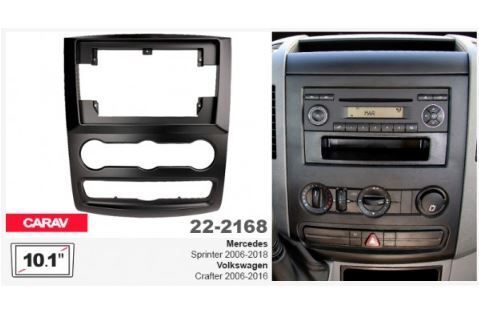 Рамка переходная Carav 22-2168 Mercedes Sprinter, Volkswagen Crafter