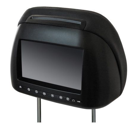 Комплект підголівників Gate U-702D (пара) чорний