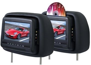 Комплект підголівників Gate U-739HD (пара) чорний