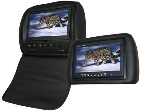 Комплект підголівників Gate U-930D (пара) чорний