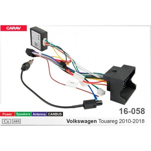 Переходник для магнитол 9&quot;, 10.1&quot; Carav 16-058 Volkswagen Touareg