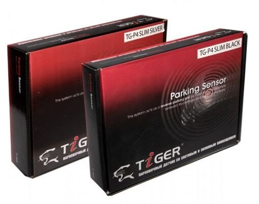 Парктроник Tiger TG-P4 Slim серебро