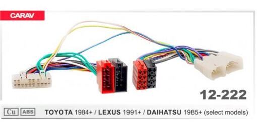 Перехідник Авто-ІSO Carav 12-222 Toyota, Daihatsu, Lexus, Peugeot, Citroen