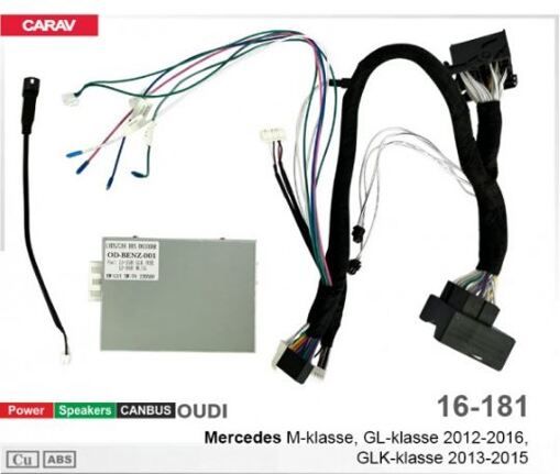Переходник для магнитол 9", 10.1" Carav 16-181 Mercedes ML-klasse, GL-klasse, GLK-klasse