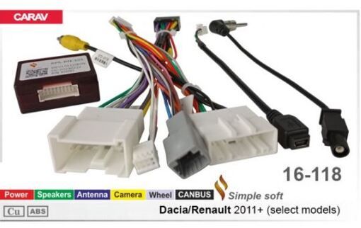 Переходник для магнитол 9&quot;, 10.1&quot; Carav 16-118 Renault, Dacia