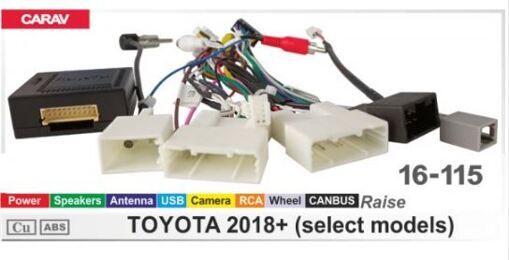 Перехідник для магнітол 9&quot;, 10.1&quot; Carav 16-115 Toyota