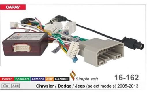 Переходник для магнитол 9&quot;, 10.1&quot; Carav 16-162 Chrysler, Dodge, Jeep