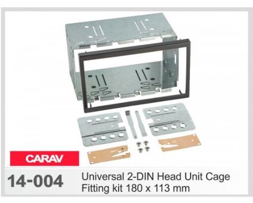 Шахта 2 DIN Carav 14-004 (180x113mm) універсальна