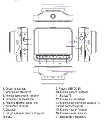 Видеорегистратор Pioneer VREC-100CH