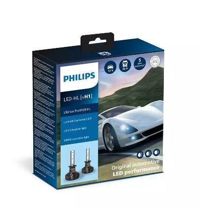 Лампы светодиодные PHILIPS H1 11258U91X2 LED Ultinon Pro9100 +350% 12/24V
