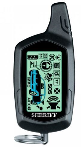 Брелок для сигналізації Sheriff ZX-1070PRO (APS95LCD-B4) УЦІНКА