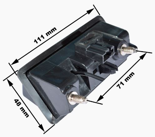Камера заднего вида Prime-X TR-03W AHD/CVBS VW, Audi, Porsche A6 (C7) (11-18), Q5 (8R) (08-18), Golf Plus (05-14), Cayenne II (10-17), Touareg II (10-18)