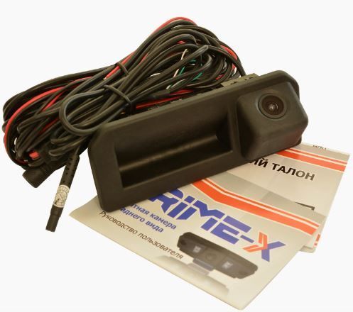 Камера заднього виду Prime-X TR-07W AHD/CVBS VW, Audi, Skoda Q2 (16+), A5 (F5) (16+), Rapid (12-19), A4 (B9) (15-23), Polo V (09-20), Kodiaq I (17-23)