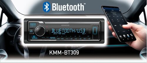 Медіа-ресивер Kenwood KMM-BT309