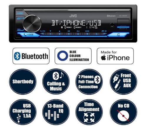 Медіа-ресивер JVC KD-X382BT