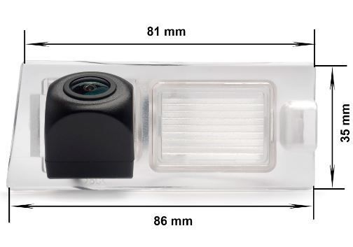 Камера заднего вида Prime-X CA-1416 JEEP Cherokee (KL) (13+)