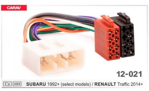 Перехідник Авто-ІSO Carav 12-021 Subaru, Renault