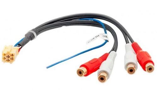 Адаптер линейных выходов Mini ISO-RCA Carav 15-201