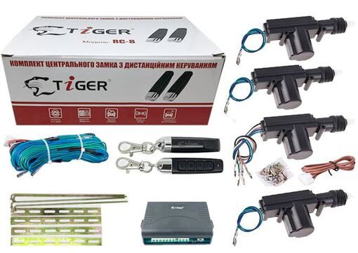 Блок управління ЦЗ Tiger RC-8 брелоки