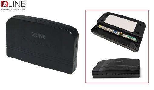 Парктронік Qline ParkSense Easy 8 чорний