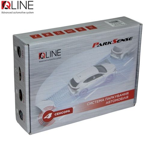 Парктронік Qline ParkSense Easy 4 чорний