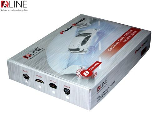 Парктроник Qline ParkSense Style 4 черный