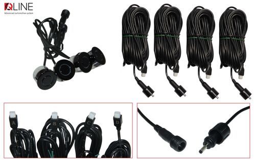 Парктронік Qline ParkSense Smart 4 чорний