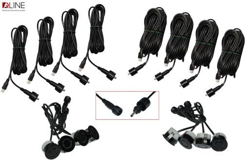 Парктронік Qline ParkSense Easy 8 чорний