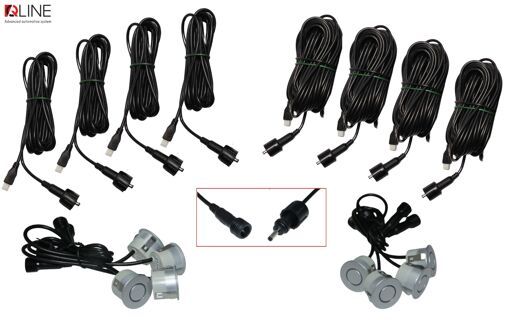 Парктронік Qline ParkSense Maxx 8 сірий